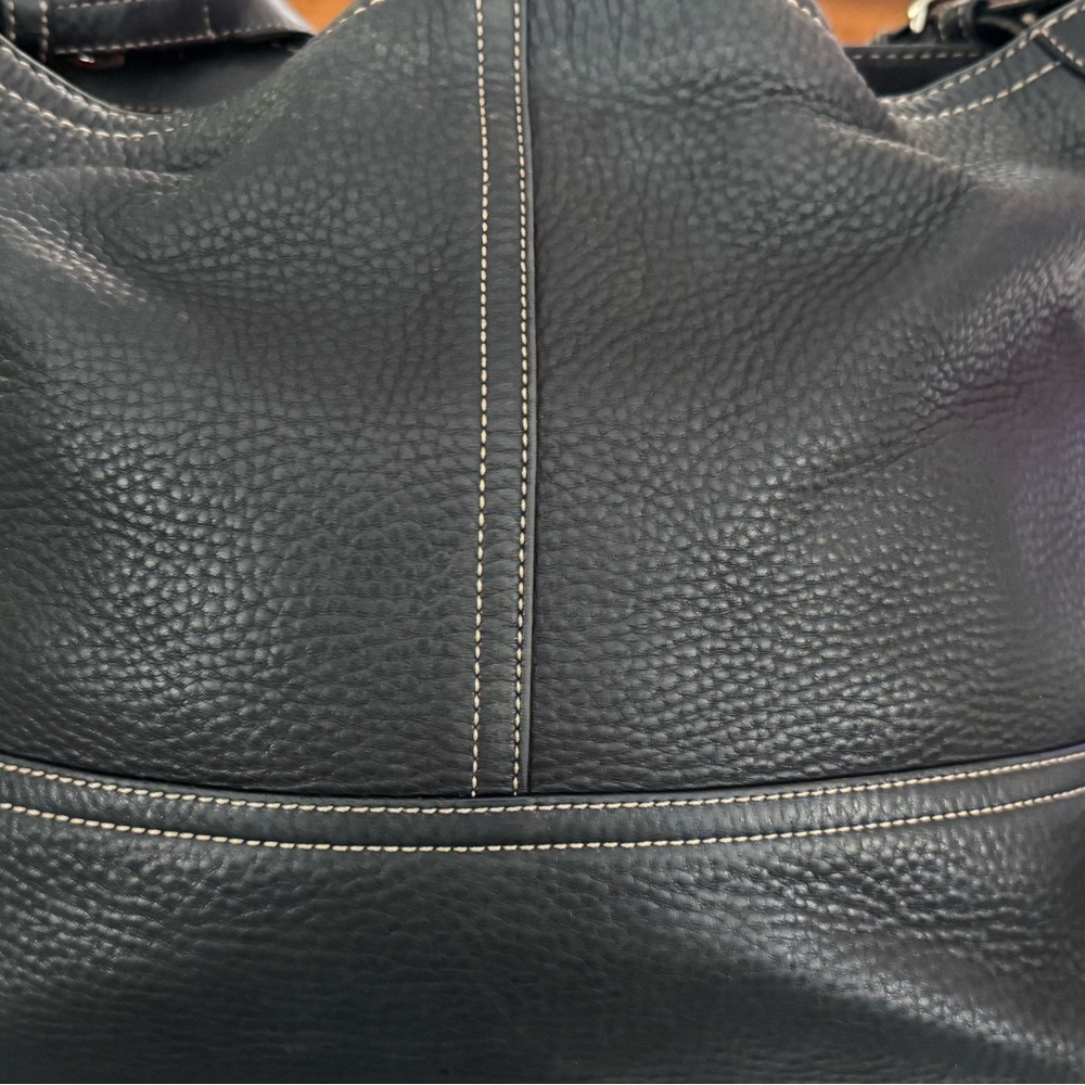 Coach Black Leather Shoulder Bag - Picture 4 of 6